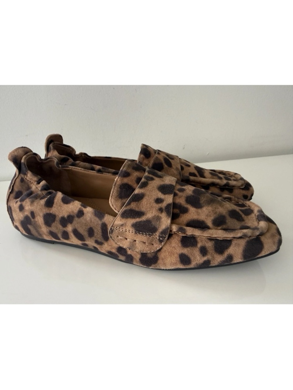 GENTLE SOULS by Kenneth Cole Sophia Slip-On Loafers Shoes Animal Print Sz 9 - Picture 2 of 6